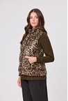 LEOPARD QUILT VEST - leopard pr